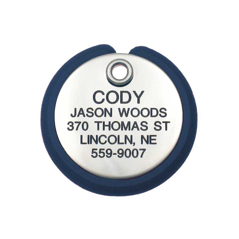 Round Frame Tag, - Lucky Pet